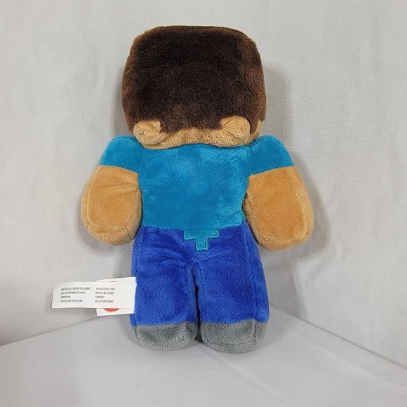 Mojang Mattel Steve and Wolf Minecraft Survival Plush Video Game Plush - Picture 4 of 11